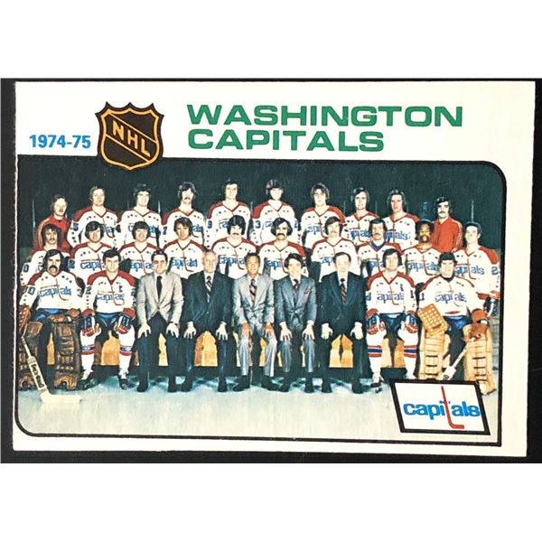 1975-76 O-PEE-CHEE WASHINGTON CAPITALS