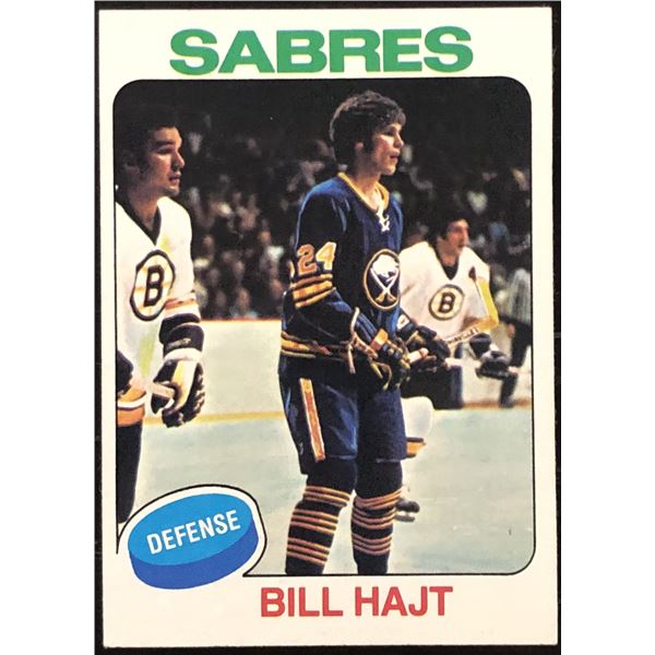 1975-76 TOPPS NHL BILL HAJT