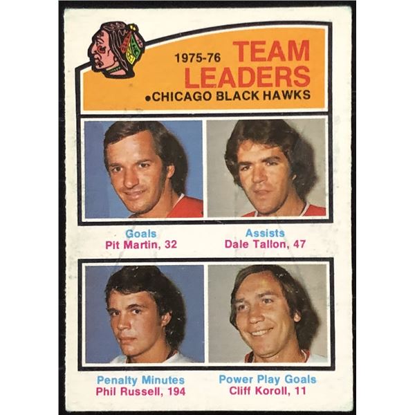 1976-77 O-PEE-CHEE NHL CHICAGO BLACK HAWKS