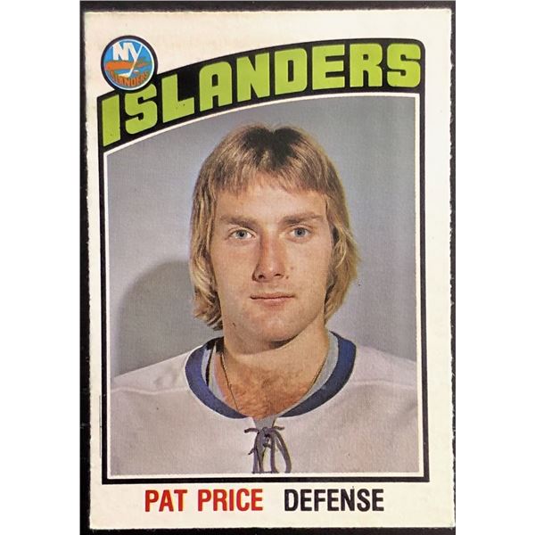 1976-77 O-PEE-CHEE PAT PRICE ROOKIE CARD