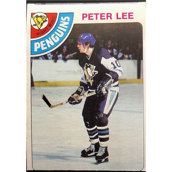 1978-79 O-PEE-CHEE PETER LEE ROOKIE CARD