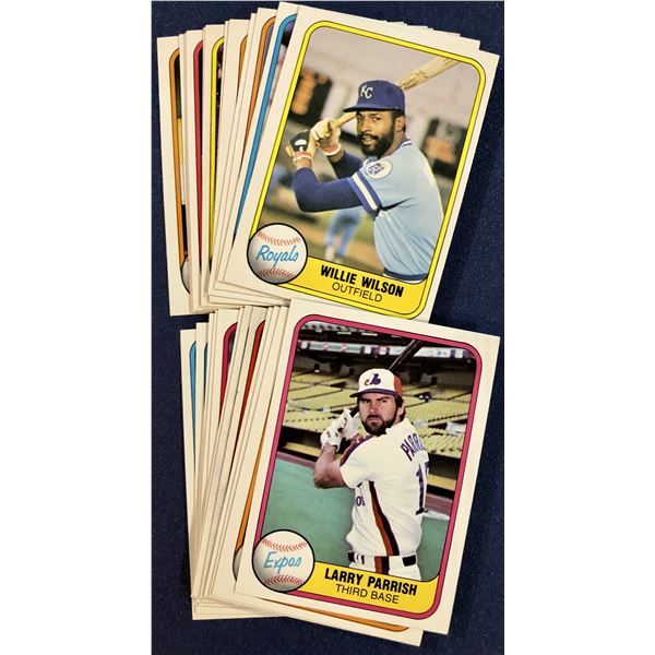 1981 FLEER BASEBALL COLLECTION - 25 CARDS