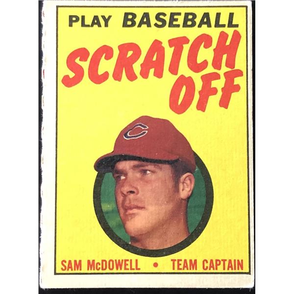1970 TOPPS INSERT - SAM McDOWELL