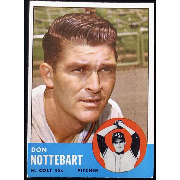 1963 TOPPS DON NOTTEBART