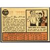Image 2 : 1962 TOPPS LEE THOMAS ROOKIE CARD