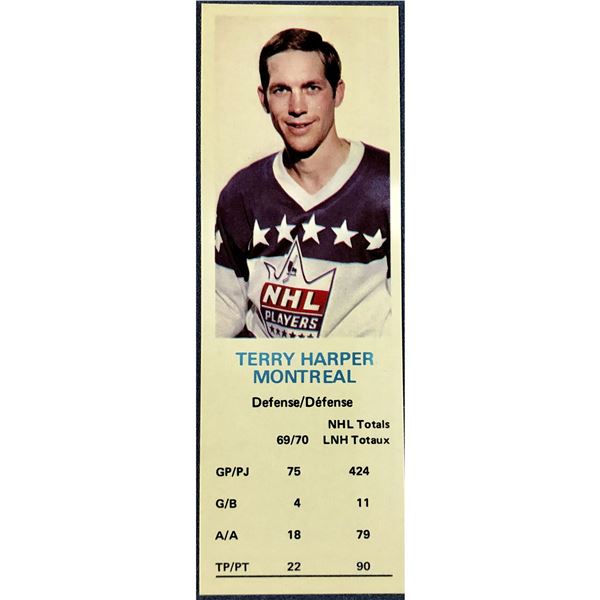 1970-71 DAD'S COOKIES TERRY HARPER