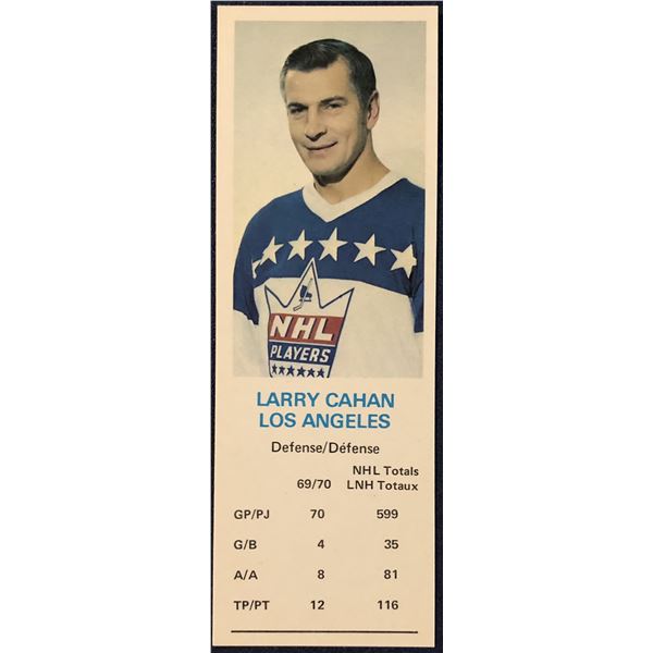 1970-71 DAD'S COOKIES LARRY CAHAN