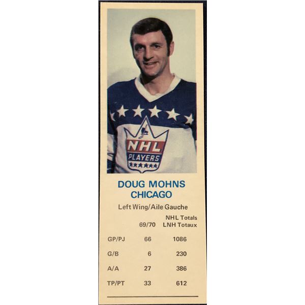 1970-71 DAD'S COOKIES DOUG MOHNS