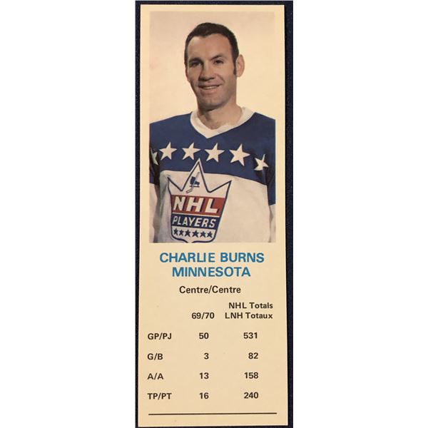 1970-71 DAD'S COOKIES CHARLIE BURNS