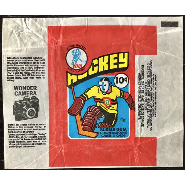 1976-77 O-PEE-CHEE WHA HOCKEY WRAPPER