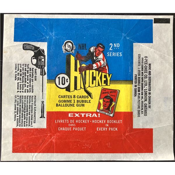 1971-72 O-PEE-CHEE NHL HOCKEY WRAPPER