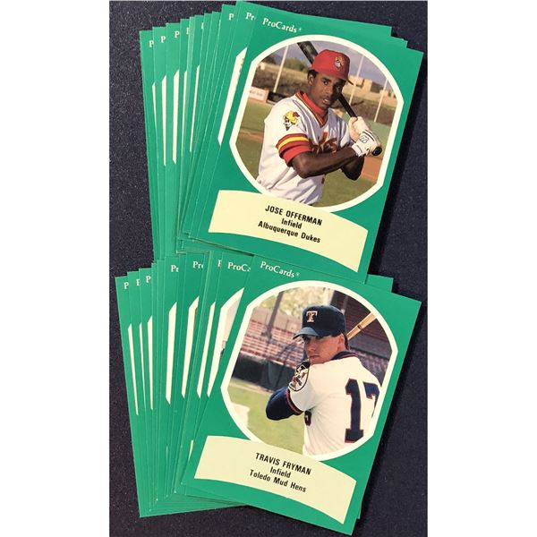 1991 PROCARDS  AAA ALL STAR GAME SET - TRAVIS FRYMAN