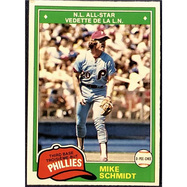 1981 O-PEE-CHEE MIKE SCHMIDT (HOF)