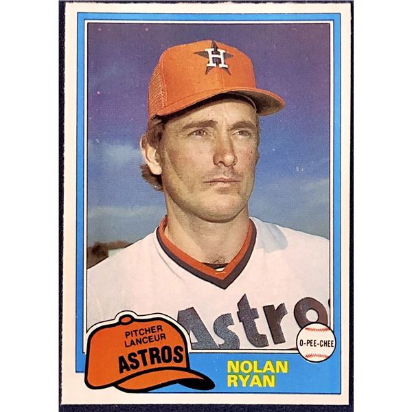 1981 O-PEE-CHEE NOLAN RYAN (HOF)