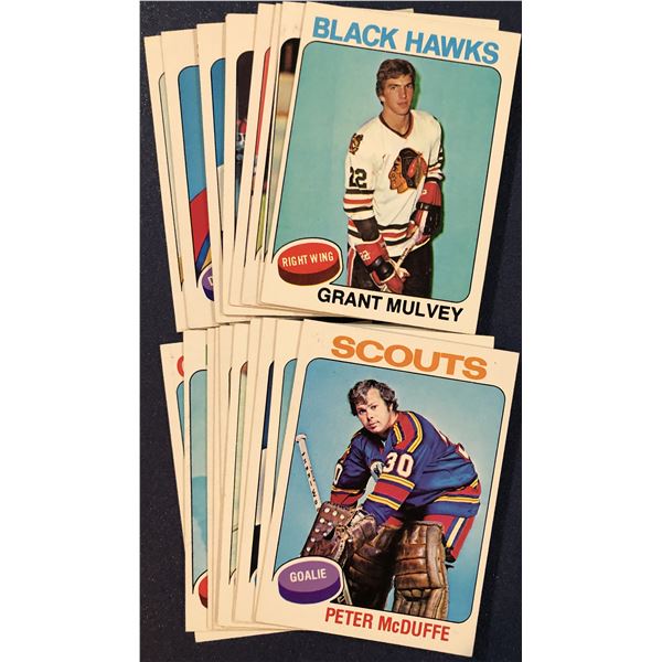 1975-76 TOPPS NHL COLLECTION - 20 CARDS