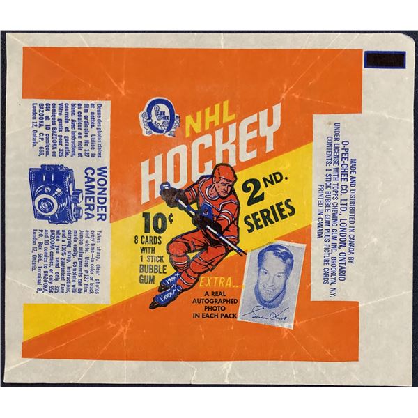1970-71 O-PEE-CHEE NHL HOCKEY WRAPPER