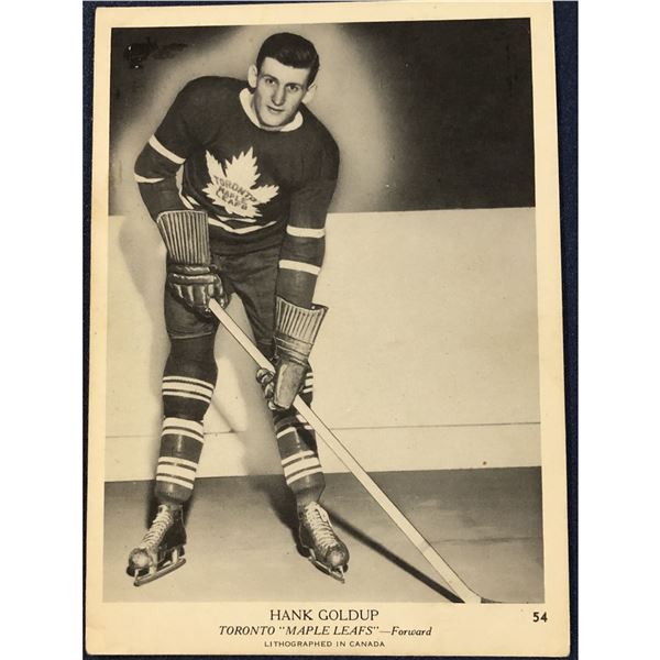 1939-40 O-PEE-CHEE V301-1 HANK GOLDUP ROOKIE CARD
