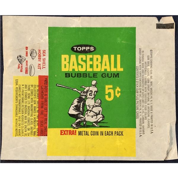 1964 TOPPS BASEBALL WRAPPER