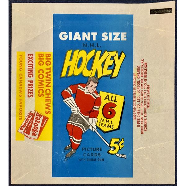 1964-65 O-PEE-CHEE NHL HOCKEY WRAPPER