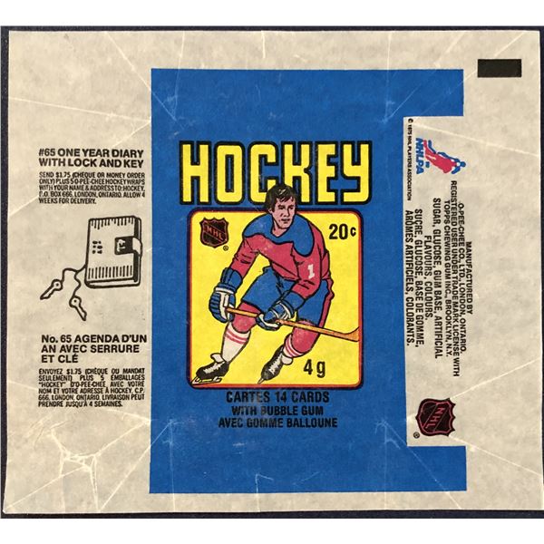 1979-80 O-PEE-CHEE NHL HOCKEY WRAPPER - GRETZKY ROOKIE YEAR