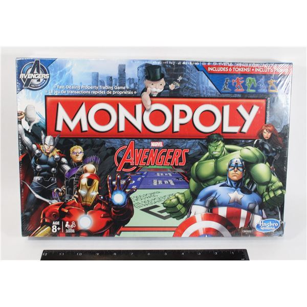 MONOPOLY "AVENGERS" SEALED