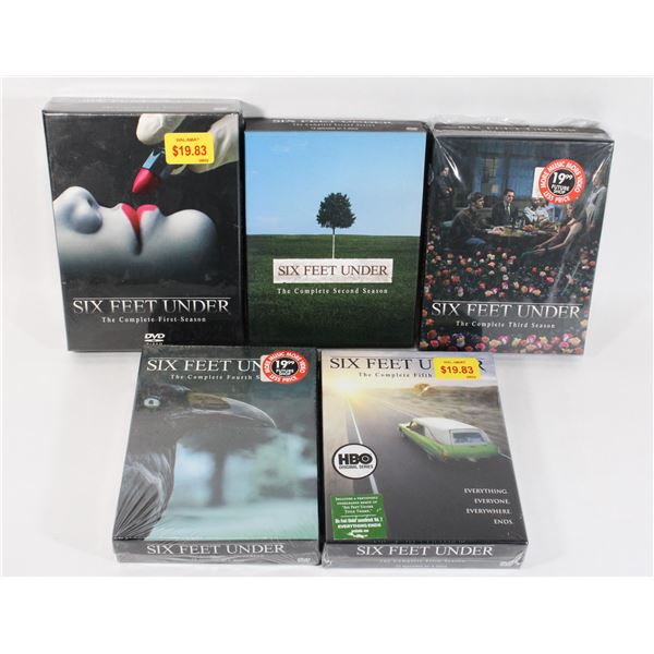 SIX FEET UNDER SEASONS 1-5
