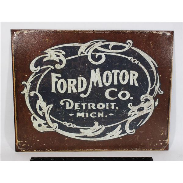 OFFICIAL FORD MOTOR CO METAL SIGN 2010