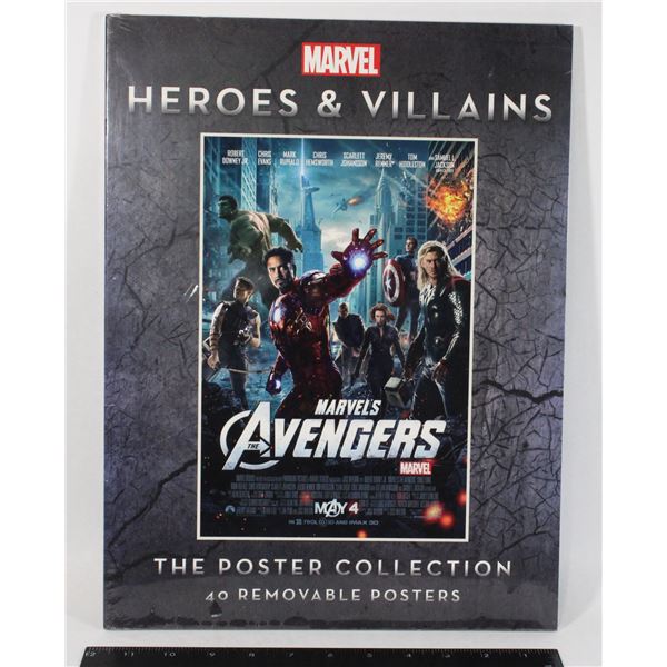 BRAND NEW SEALED MARVEL HEROES & VILLAINS POSTERS