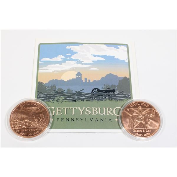 TWO 1OZ COPPER ROUNDS