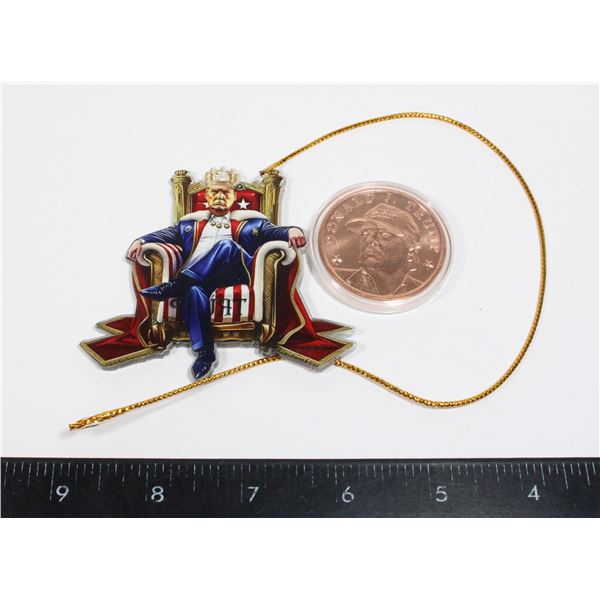 1-OZ DONALD J TRUMP COPPER ROUND IN CAPSULE