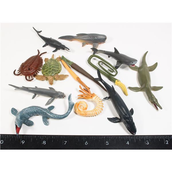 13 PREHISTORIC SEA CREATURES