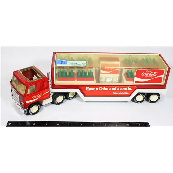 VINTAGE COCA-COLA DELIVERY TRUCK & TRAILER