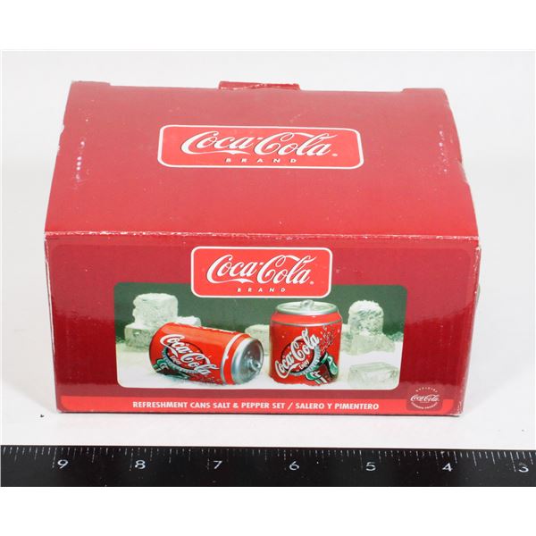 VINTAGE COCA-COLA SALT & PEPPER SET