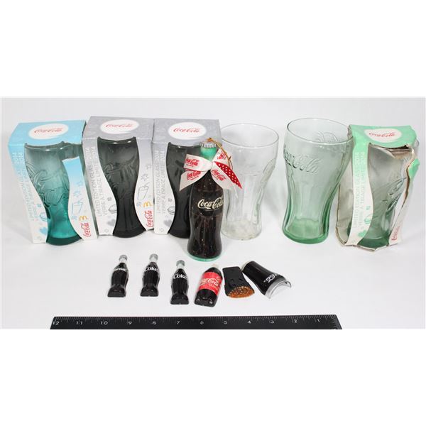 LARGE BUNDLE OF ASSORTED COCA COLA COLLECTIBLES