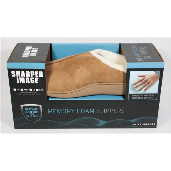 NEW MEMORY FOAM SIPPERS, NON SKID SOLE