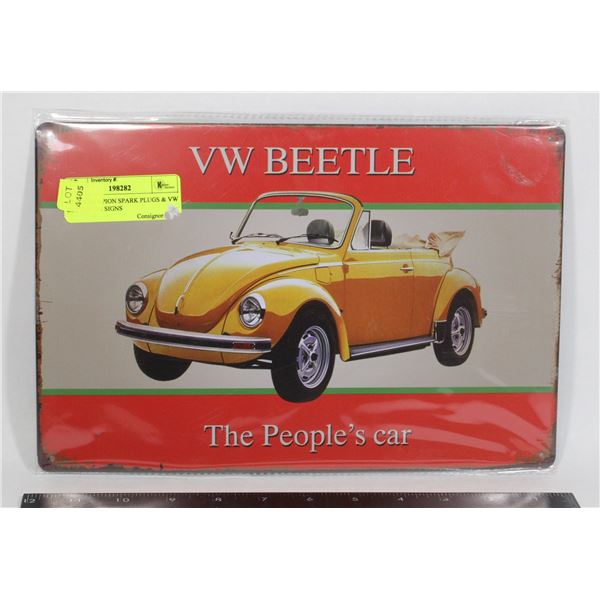VINTAGE VW LICENSE PLATE