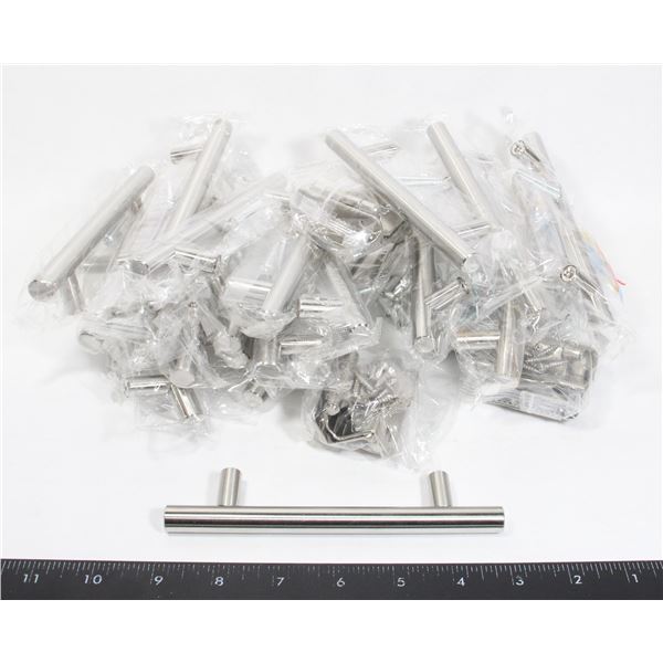 BOX OF NEW KITCHEN CABINET DOOR HANDLES