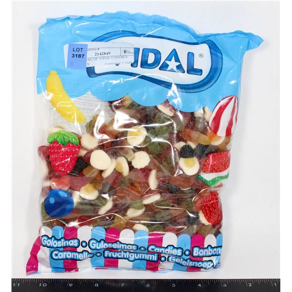 LARGE BAG OF VIDAL CANDIES/ GUMMIES