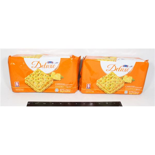 TWO PACKS OF CHEESE CRACKERS