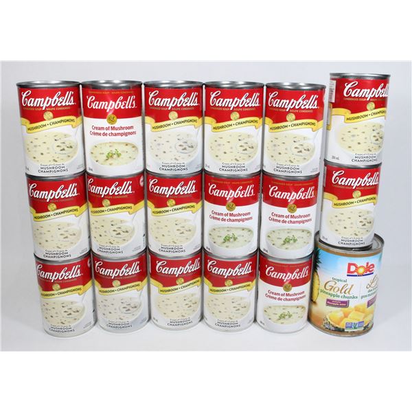 CAMPBELL'S CREAM OF MUSHROOM SOUP & DOLE PINEAPPLE