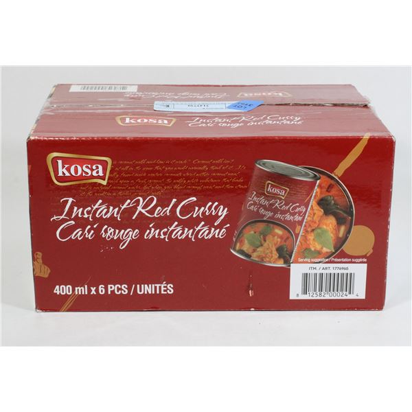 KOSA RED CURRY SAUCE 6-PACK