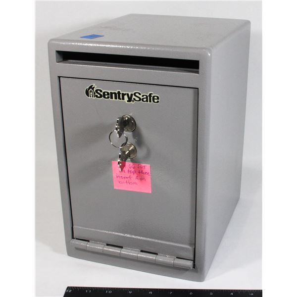 *BAILIFF SEIZURE*SENTRY SAFE CASH DROP STYLE SAFE