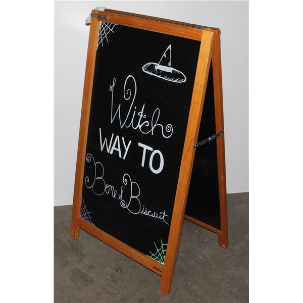 *BAILIFF SEIZURE* DOUBLE SIDED A FRAME SIGN BOARD