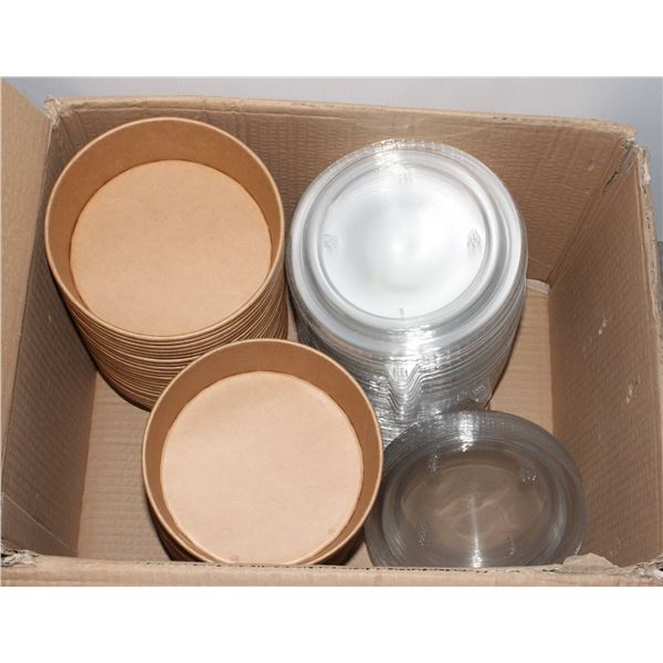 *BAILIFF SEIZURE* NEAR FULL CASE OF TO GO CONTAINER