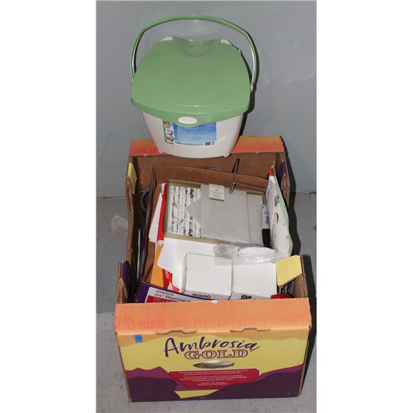 *BAILIFF SEIZURE* LARGE BOX OF OFFICE SUPPLIES,