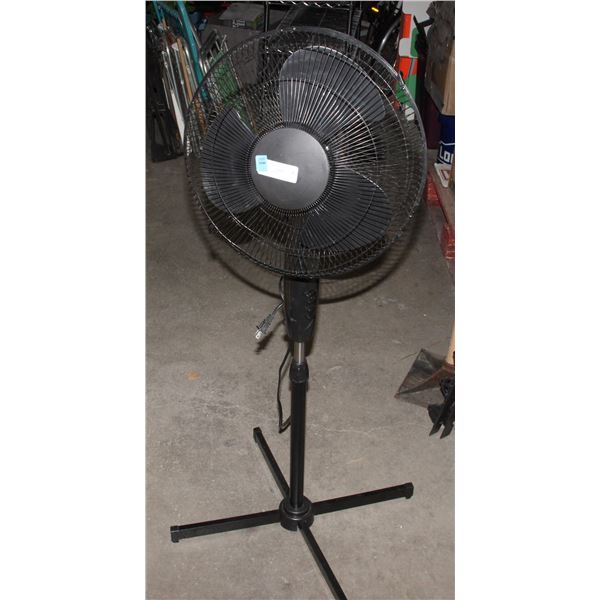BLACK FLOOR FAN