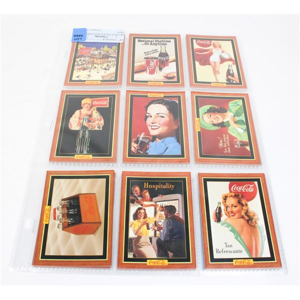 THE COCA COLA COLLECTION 45 CARDS