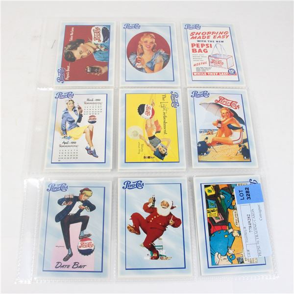 PEPSI 16 TRADING CARDS