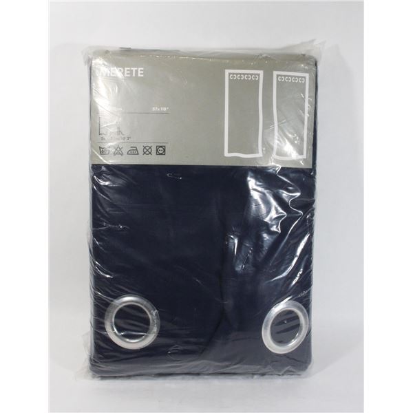 VINTAGE CURTAINS BLUE SEALED