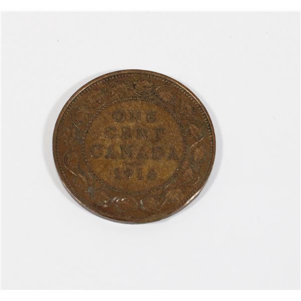 1914 CANADIAN ONE CENT COIN